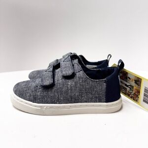TOMS Tiny Lenny, Navy Slub Chambray - New
